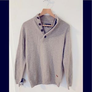 Barbour Patch Half Zip Sweater. Like new
